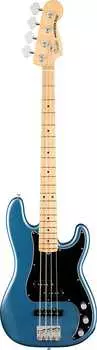 Бас-гитара Fender American Performer Precision Bass — Satin Lake Placid Blue с кленовым плавником 019-8602-302