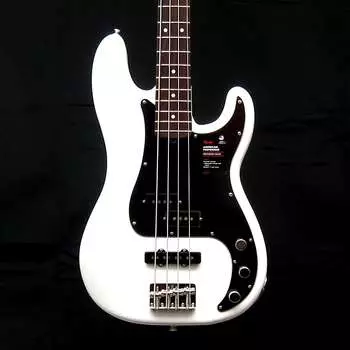 Бас-гитара Fender American Performer Precision, накладка на гриф из палисандра, арктический белый 0198600380