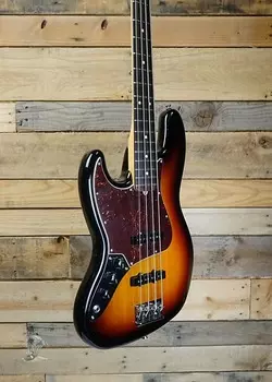 Бас-гитара Fender American Professional II для левшей Jazz Bass 3-Color Sunburst с футляром American Professional II Left-Handed Jazz Bass