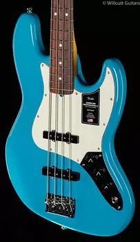 Бас-гитара Fender American Professional II Jazz Bass Miami Blue Rosewood - US20078602-9.0 lbs