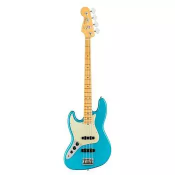 Бас-гитара Fender American Professional II Jazz для левшей, кленовый гриф, синий