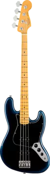 Бас-гитара Fender American Professional II Jazz с футляром! Кленовый гриф! Финиш темного рыцаря! СОВЕРШЕННО НОВЫЙ! American Professional II Jazz Bass