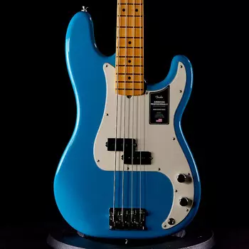 Бас-гитара Fender American Professional II Precision Bass — синий Майами с кленовой накладкой