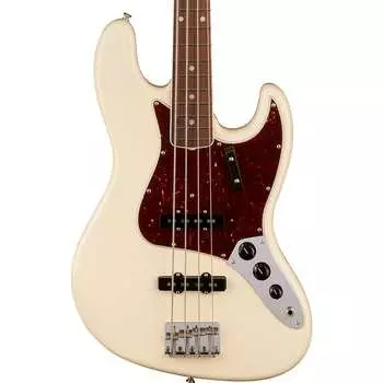 Бас-гитара Fender American Vintage II 1966 Jazz Bass, накладка на гриф из палисандра - олимпийский белый Fender American II Jazz Bass, Rosewood Fingerboard -