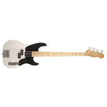 Бас-гитара FENDER Mike Dirnt Roadworn Precision P-Bass Maple White Blonde с футляром 138412701