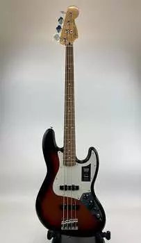 Бас-гитара Fender Player Jazz Bass с грифом Pau Ferro 2021, 3 цвета Sunburst Player Jazz Bass with Pau Ferro Fretboard