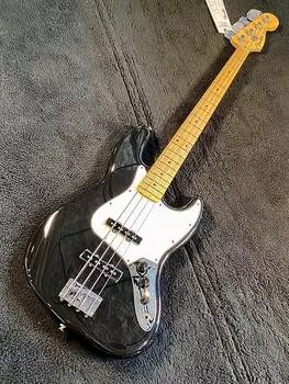 Бас-гитара Fender Player Jazz Bass с накладкой из клена, 2018 г., черный, № MX21266396 (9 фунтов 7,2 унции) Player Jazz Bass with Maple Fretboard