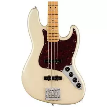 Бас-гитара Fender Player Plus Jazz Electric Bass, кленовый гриф (с чехлом) - Olympic Pearl Player Plus Jazz - Maple Fingerboard