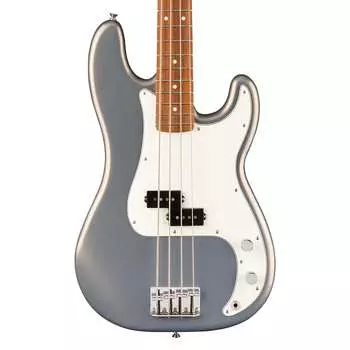 Бас-гитара Fender Player Precision с грифом Pau Ferro Silver Player Precision Bass with Pau Ferro Fretboard