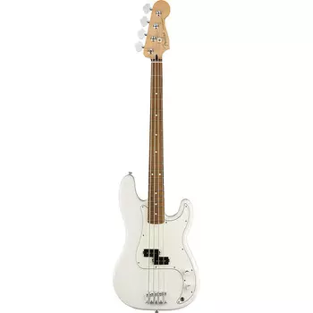 Бас-гитара Fender Player Precision с кленовым грифом Polar White Player Precision Bass with Maple Fretboard