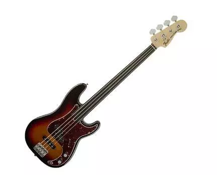 Бас-гитара Fender Tony Franklin Fretless Precision Bass - 3 цвета Sunburst с накладкой из черного дерева Fender Tony Fretless Precision Bass - w/ Ebony Fingerboard