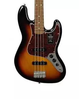 Бас-гитара Fender Vintera 60s Jazz Bass в трехцветном цвете Sunburst с сумкой для переноски