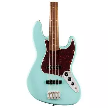 Бас-гитара Fender Vintera '60s Jazz Bass, накладка на гриф Pau Ferro, цвет Daphne Blue с сумкой для переноски 149633304
