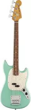 Бас-гитара Fender Vintera '60s Mustang - накладка на гриф Pau Ferro, цвет морской волны Mustang Bass