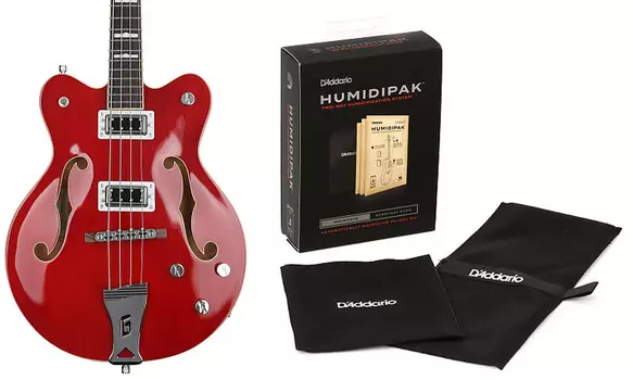 Бас-гитара Gretsch G5442BDC - прозрачный красный комплект с увлажнителем D'Addario, поддерживающим автоматическую систему контроля влажности Gretsch + D'Addario 2518002515=1 PW-HPK-01=1