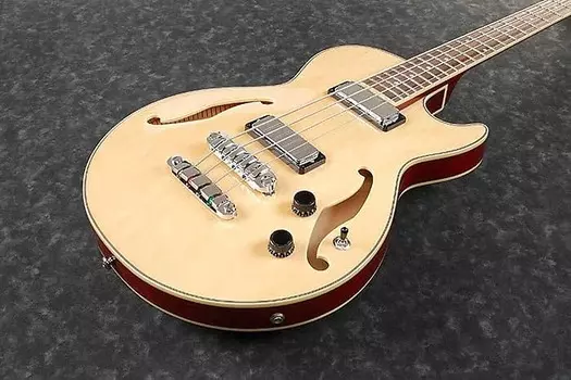 Бас-гитара Ibanez AGB200 с полым корпусом, натуральная