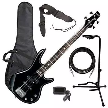 Бас-гитара Ibanez GSRM20 miKro - Black BASS ESSENTIALS BUNDLE