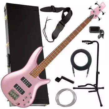 Бас-гитара Ibanez SR300E - розовое золото металлик ПОЛНЫЙ НАБОР БАСС SR300E - Pink Gold Metallic