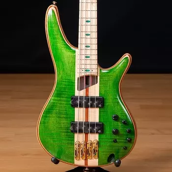 Бас-гитара Ibanez SR4FMDX SR Premium — изумрудно-зеленый, матовый SN 1211115028 SR4CMLTD