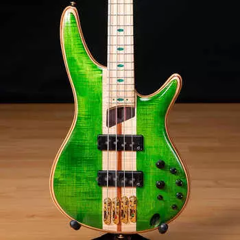 Бас-гитара Ibanez SR4FMDX SR Premium — изумрудно-зеленый, матовый SN 1220118132 SR4CMLTD