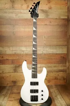 Бас-гитара Jackson JS Series Concert JS2, накладка на гриф Amaranth, цвет Snow White JS Series Concert? Bass JS2, Amaranth Fingerboard, Satin Black