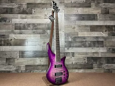 Бас-гитара Jackson серии JS Spectra Bass JS3QV — накладка на гриф Laurel — Purple Phaze Jackson JS Series Spectra Bass JS3QV - Laurel Fingerboard - Purple Phaze
