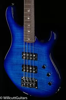 Бас-гитара PRS SE Kingfisher, бас-гитара Faded Blue Wraparound Burst (771) PRS SE Kingfisher bass, Faded Blue Wraparound (771)
