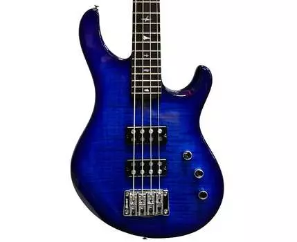 Бас-гитара PRS SE Kingfisher в цвете Faded Blue Wrap Around Burst PRS SE Kingfisher Bass Guitar in