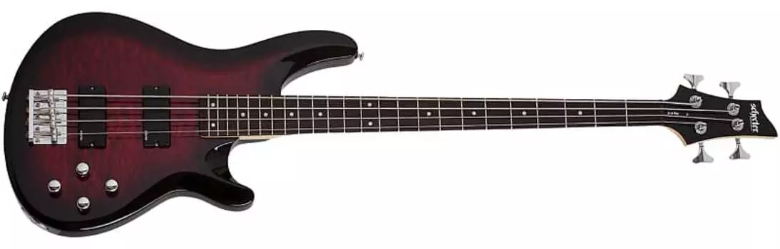 Бас-гитара Schecter 591 C-4 Plus - See Through Cherry Burst Schecter 591 C-4 Plus Bass Guitar - See Through Cherry Burst