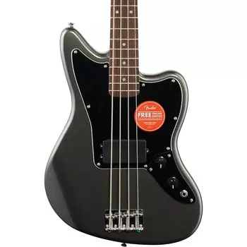 Бас-гитара Squier Affinity Jaguar H, накладка на гриф Laurel, цвет Charcoal Frost Squier Affinity Jaguar H Electric Bass, Laurel Fingerboard, Charcoal Frost