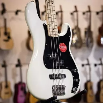 Бас-гитара Squier Affinity Precision Bass — олимпийский белый
