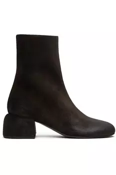 Басантовые замшевые ботильоны Basata Marsll, коричневый