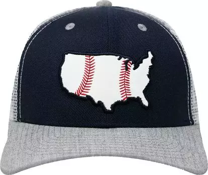 Baseballism Кепка United Seams Trucker, темно-синий/белый