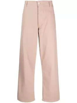 Baserange прямые джинсы Indre с завышенной талией, коричневый