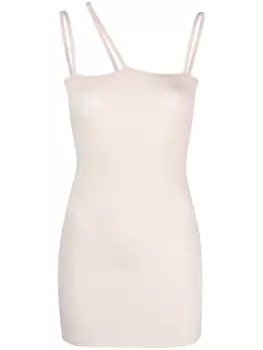 Baserange топ Nida с квадратным вырезом, нейтральный цвет