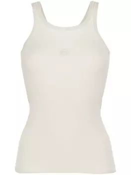 Baserange вырезанный топ, нейтральный цвет