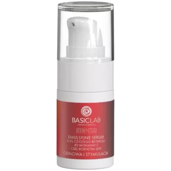 Basiclab Esteticus сыворотка-эмульсия для лица ночная с 0,5% ретинолом, 15 мл