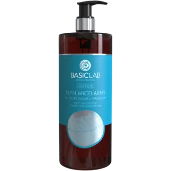 Basiclab Micellis мицеллярная вода для сухой и чувствительной кожи, 500 мл