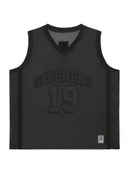 Баскетбольная футболка из сетки с логотипом Givenchy, черный