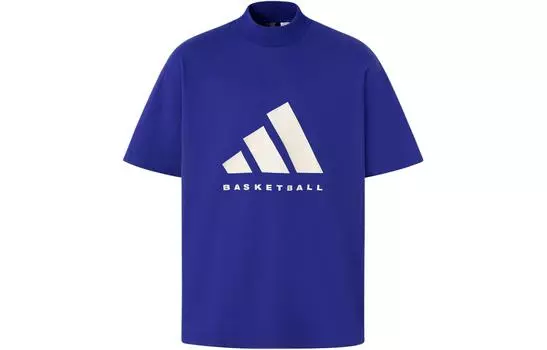 Баскетбольная футболка с логотипом Adidas, ярко-синий