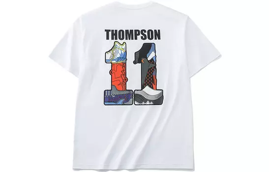 Баскетбольная футболка Thompson KT мужская белая Anta, белый