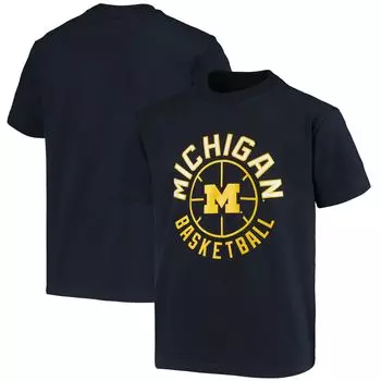 Баскетбольная футболка Youth Champion Navy Michigan Wolverines Champion