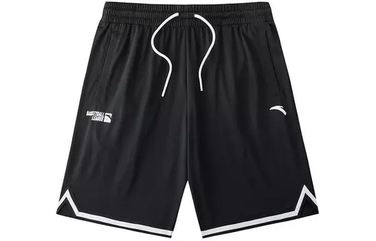 Баскетбольная коллекция повседневные шорты мужские черные Anta, черный