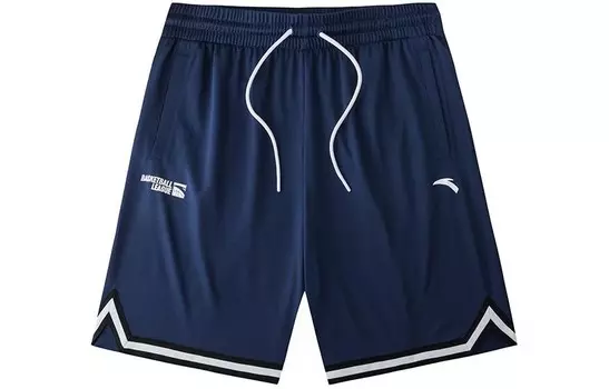 Баскетбольная коллекция повседневные шорты мужские классические синие Anta, синий