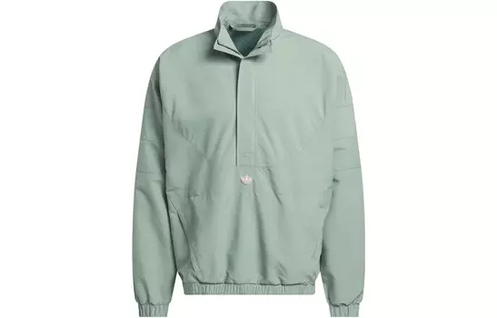Баскетбольная куртка Puffer Po Adidas Originals, зеленый