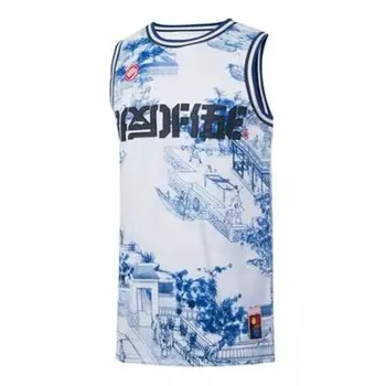 Баскетбольная майка badfive Li-Ning, белый