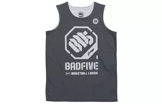 Баскетбольная майка Badfive мужская черная Lining, черный