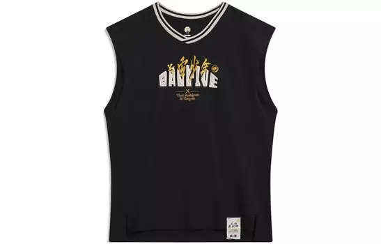 Баскетбольная майка Badfive мужская черная Lining, черный