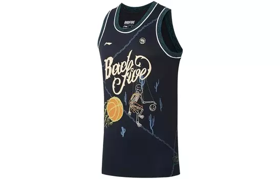 Баскетбольная майка Badfive мужская черная Lining, черный