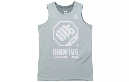 Баскетбольная майка Badfive мужская Lake Gray Blue Lining, голубой